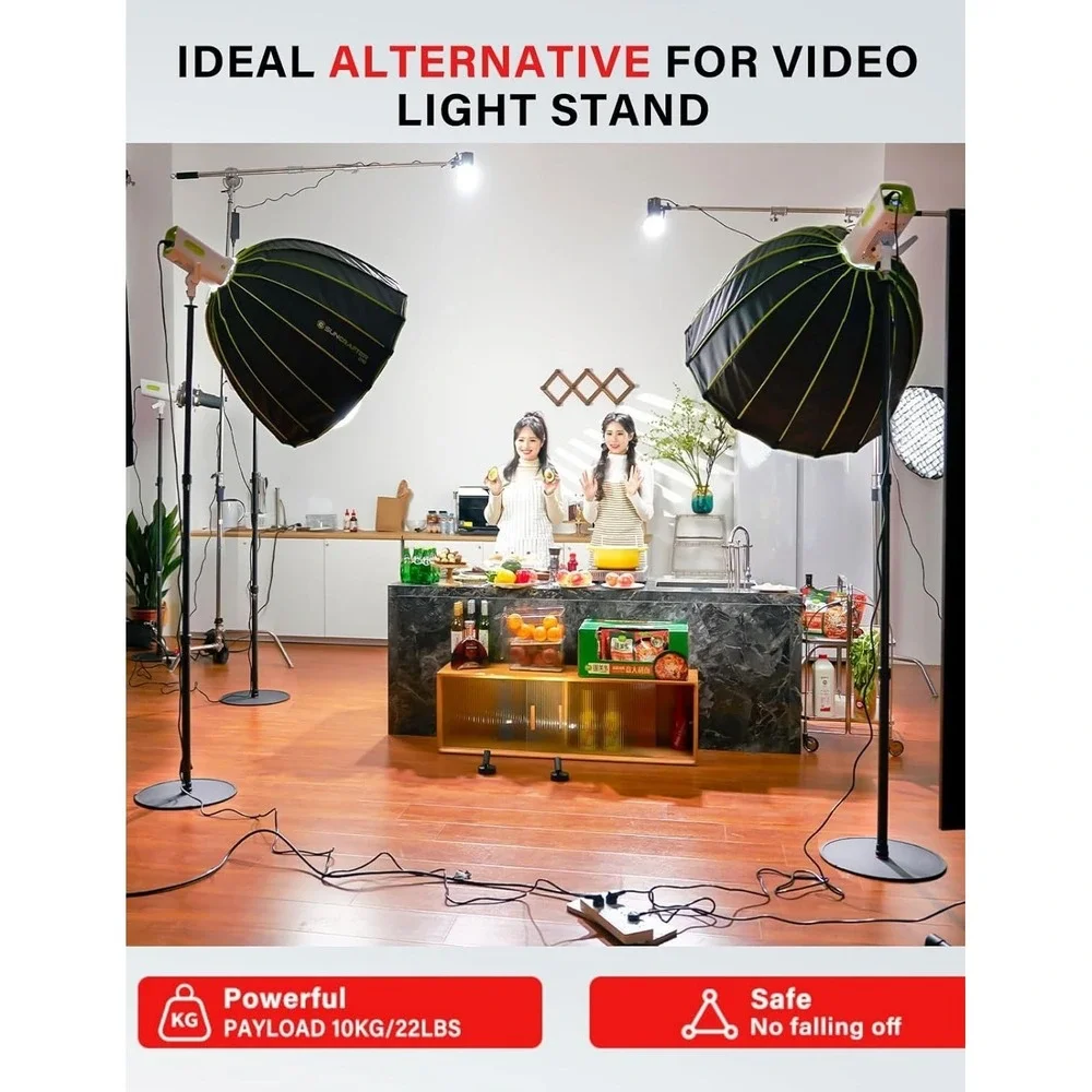 IFOOTAGE A400 Camera Monopod Tripod Stand 79in Flat Base for‎ Video
